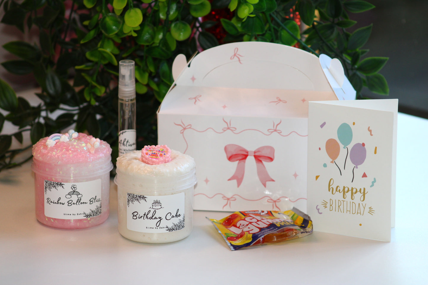 🎉"Happy Birthday" - Slime Set