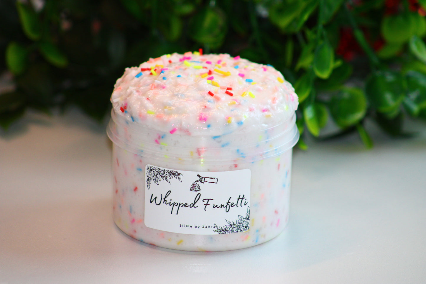 Slime "Whipped Funfetti" - Cloudcream x Snowfizz Slime