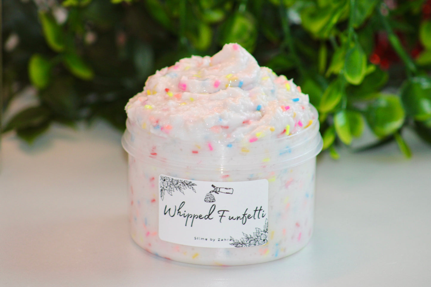 Slime "Whipped Funfetti" - Cloudcream x Snowfizz Slime