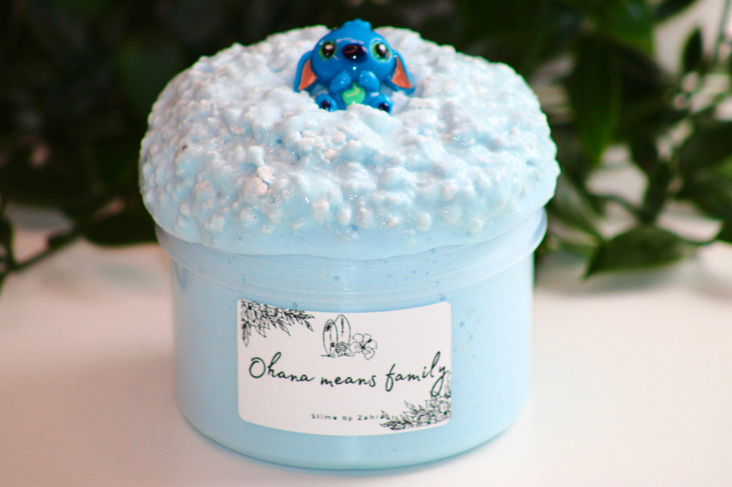🌺Limited Slime "Ohana means family" - Butter Perlite Slime