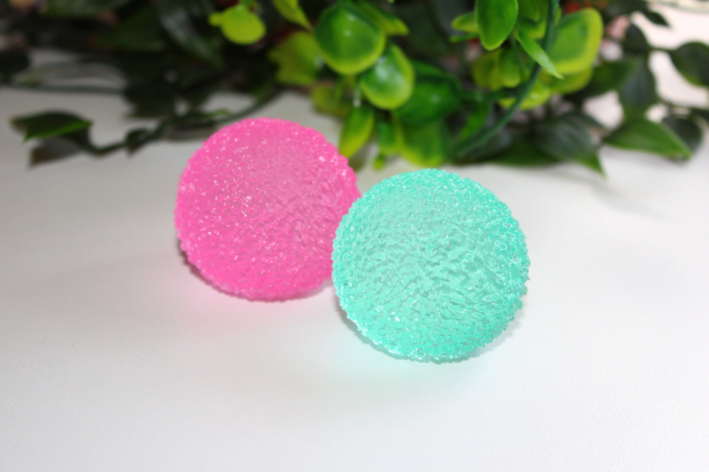 Squishy - Gelball Pink/ Türkis (klein)