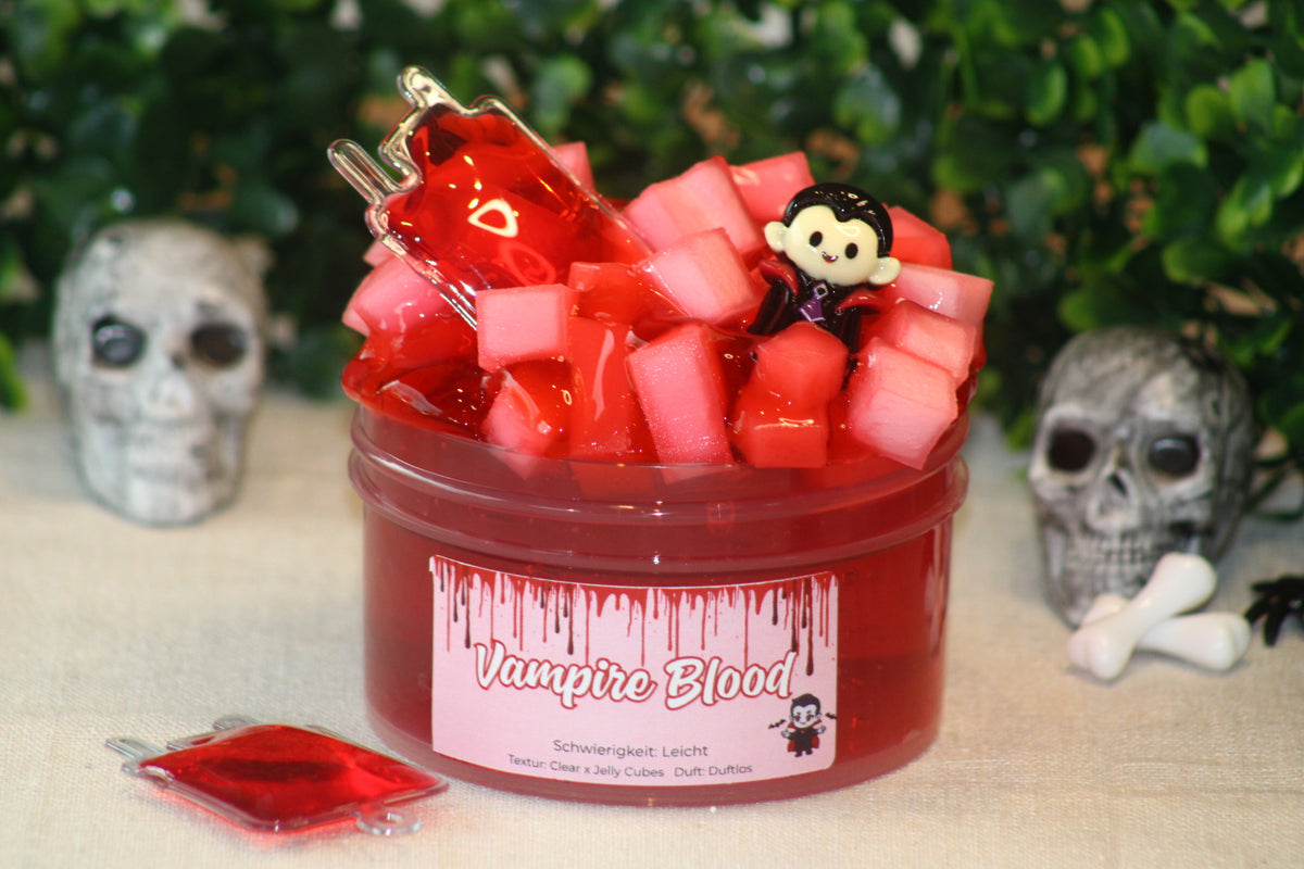 Limited Slime🩸 "Vampire Blood" - Clear x Jelly Cube