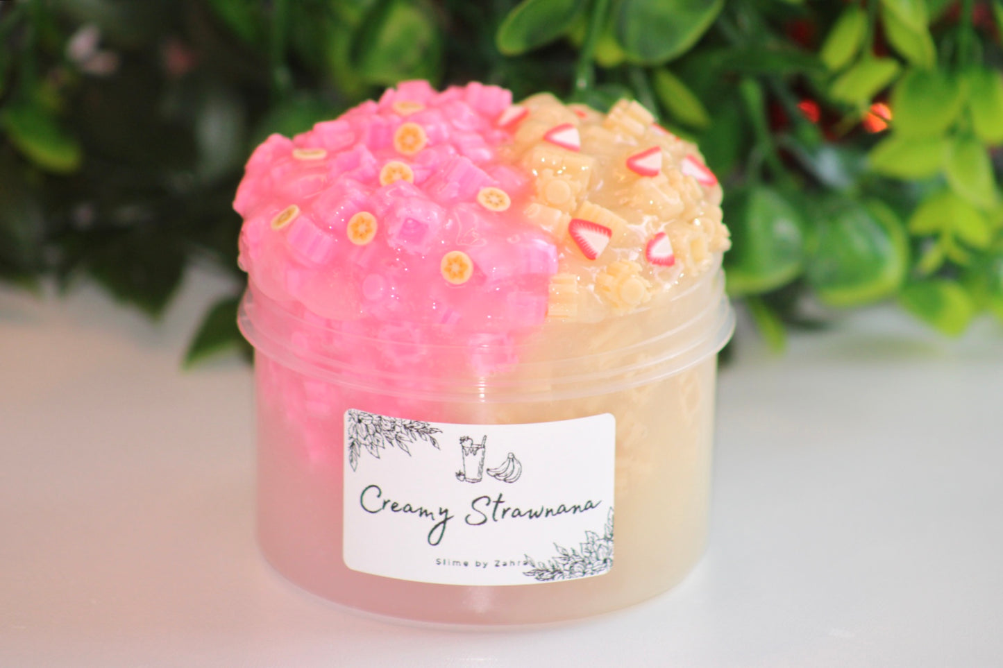 Slime "Creamy Strawnana" - Blockbeads Slime