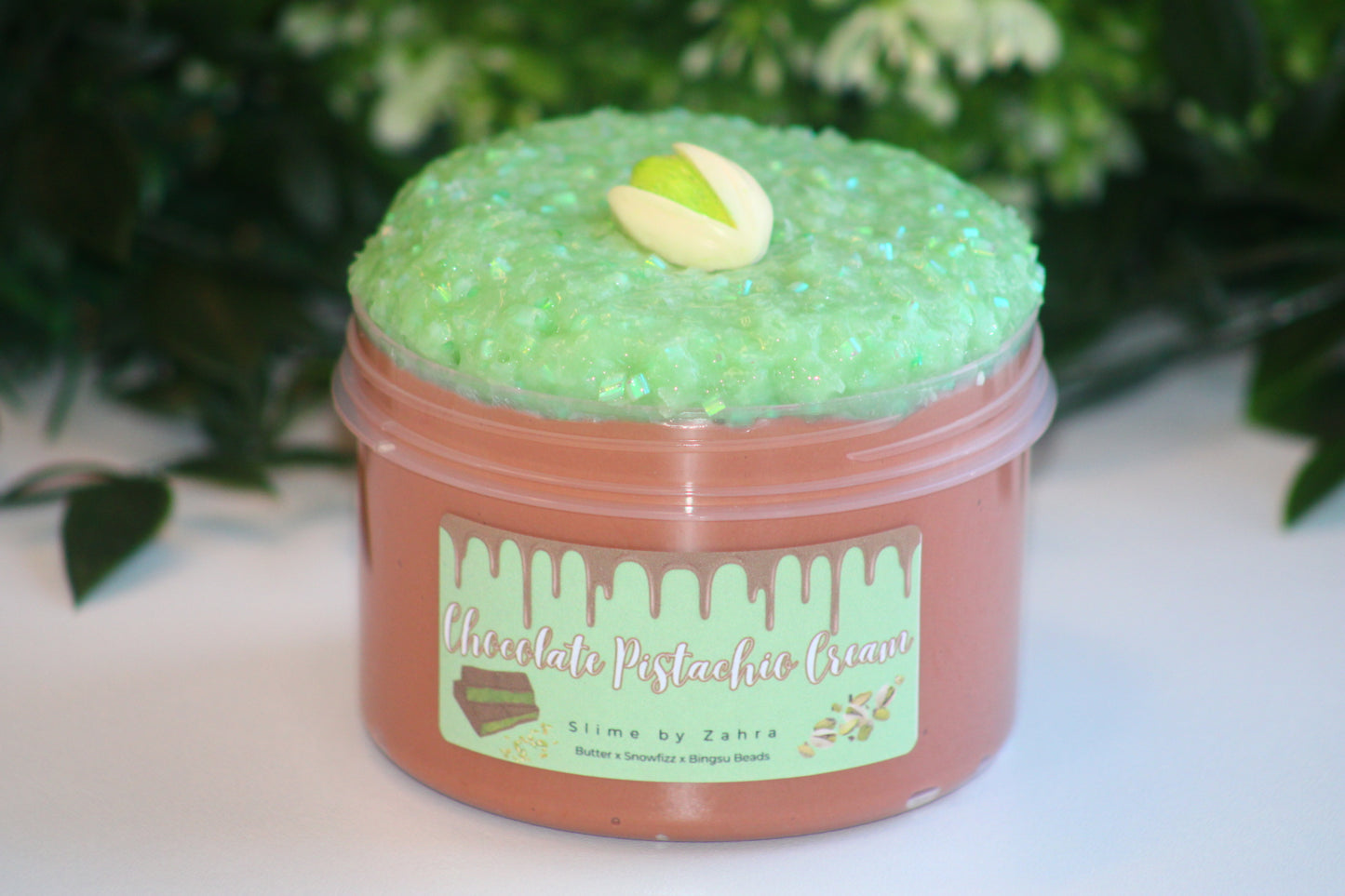 Limited Slime🍫 "Chocolate Pistachio Cream" - Butter x Snowfizz/Bingsu