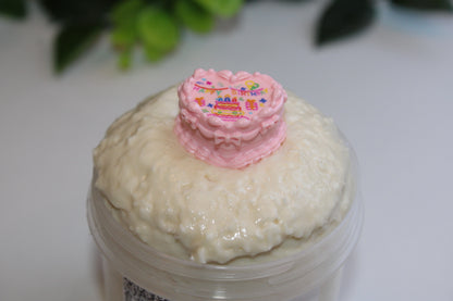Slime "Birthday Cake" - Butter Snowfizz