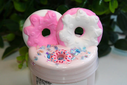 Slime "Strawberry Cream Donut" DIY Clay Slime