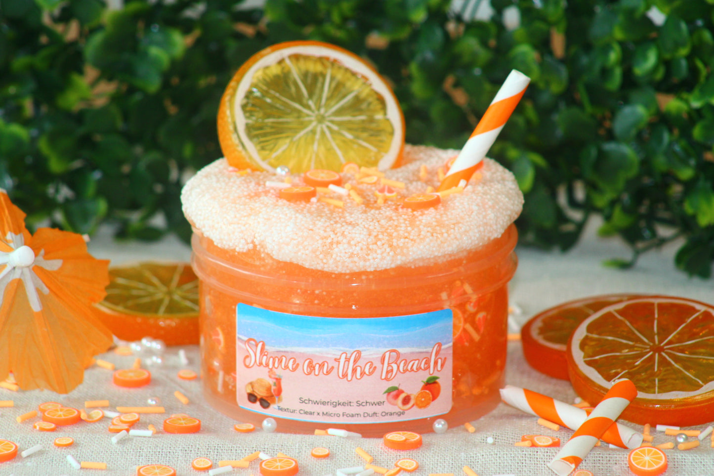 Limited Slime🍊 "Slime on the Beach" - Micro Foam
