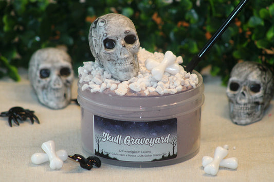 Limited Slime 🪦 "Skull Graveyard" - Cloudcream x Perlite