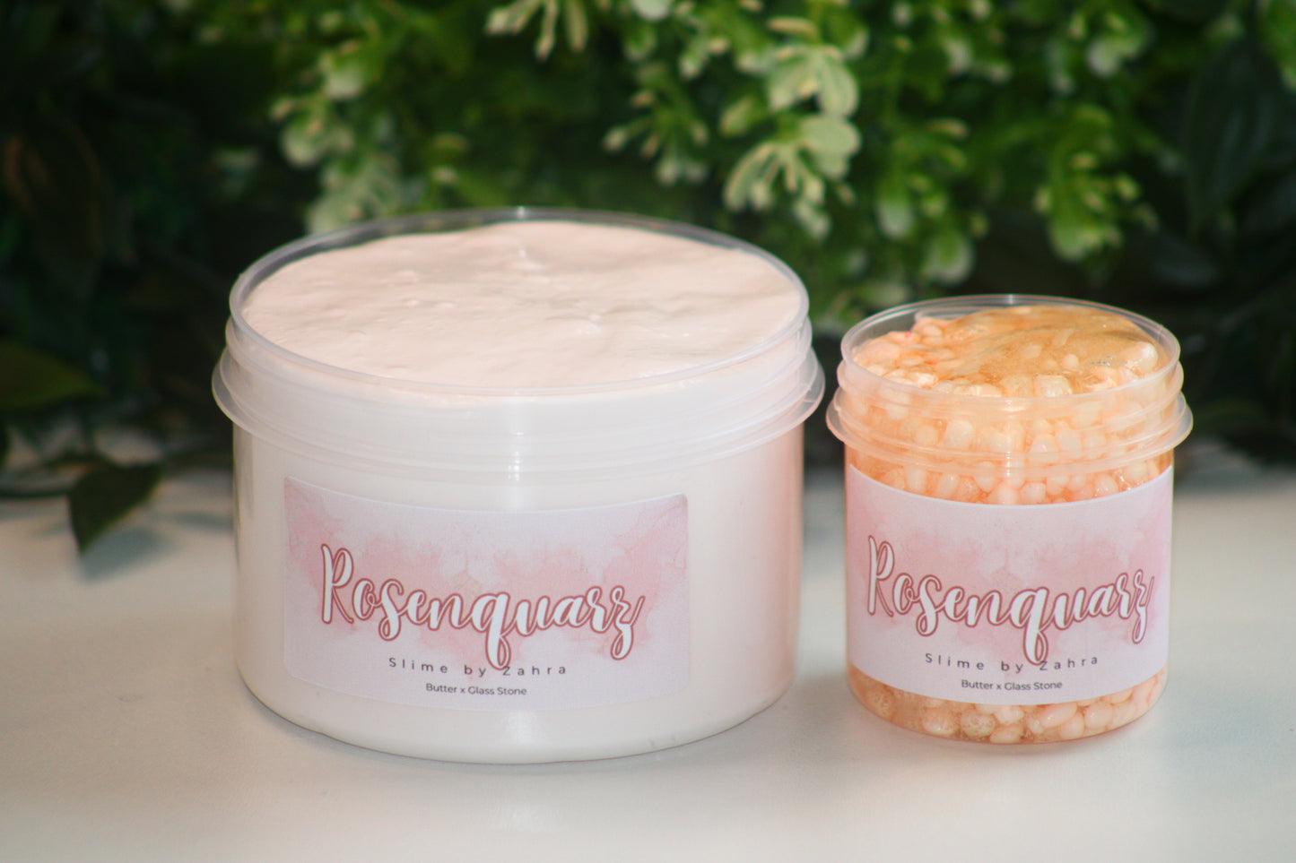 Limited Slime🩷 "Rosenquarz" - Butterslime x Glass Stones