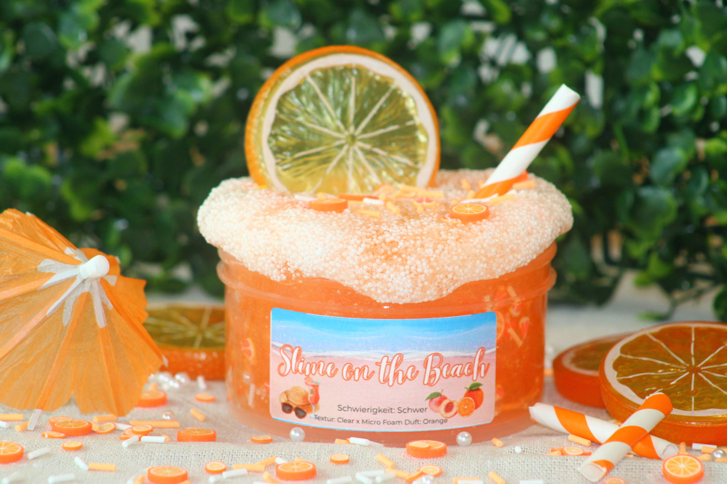 Limited Slime🍊 "Slime on the Beach" - Micro Foam