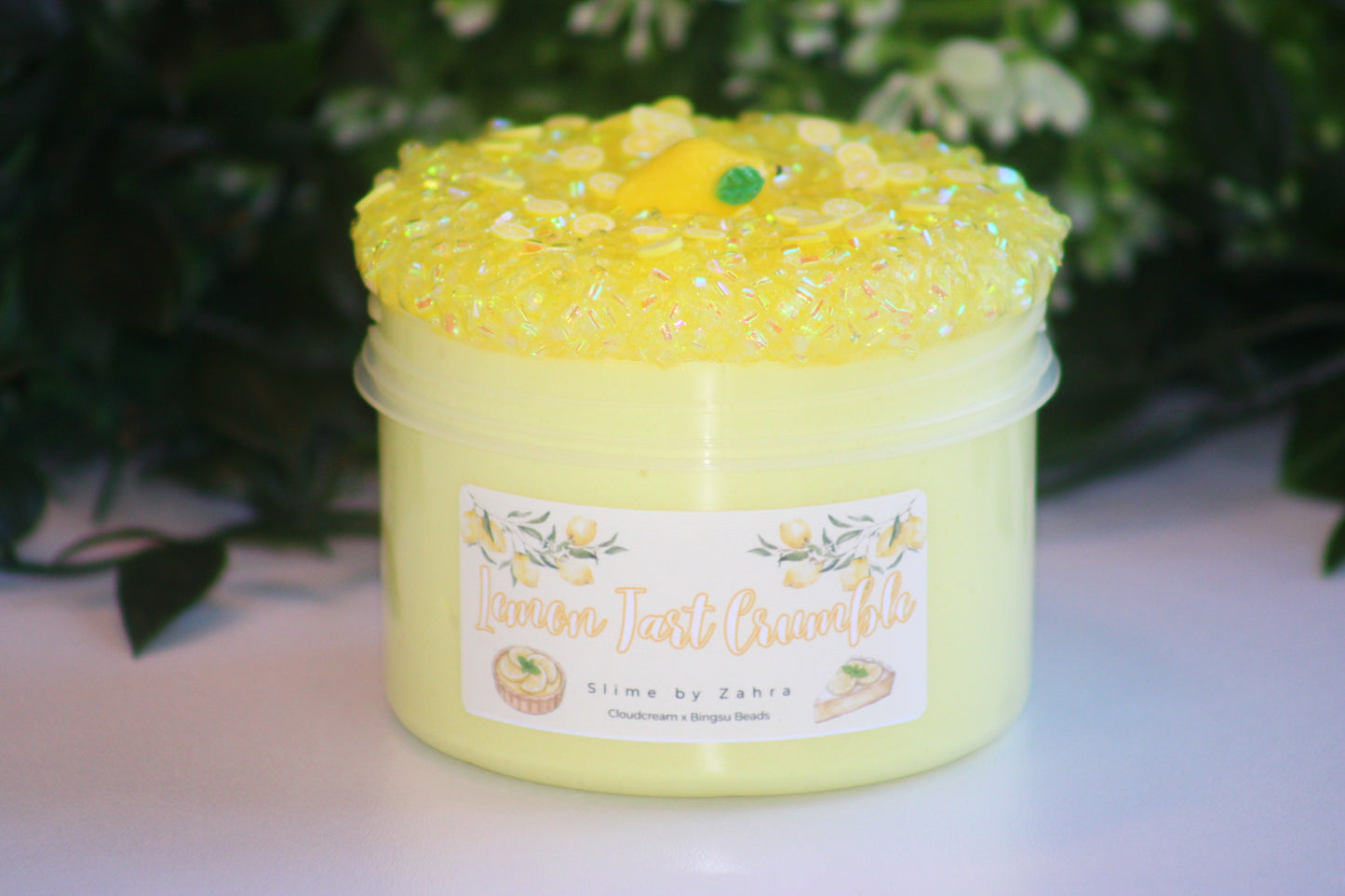Limited Slime🍋 "Lemon Tart Crumble" - Cloudcream x Bingsu