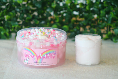 Limited Slime🦄 "Unicorn Bubbles" - PomPom x Foam x Cloud