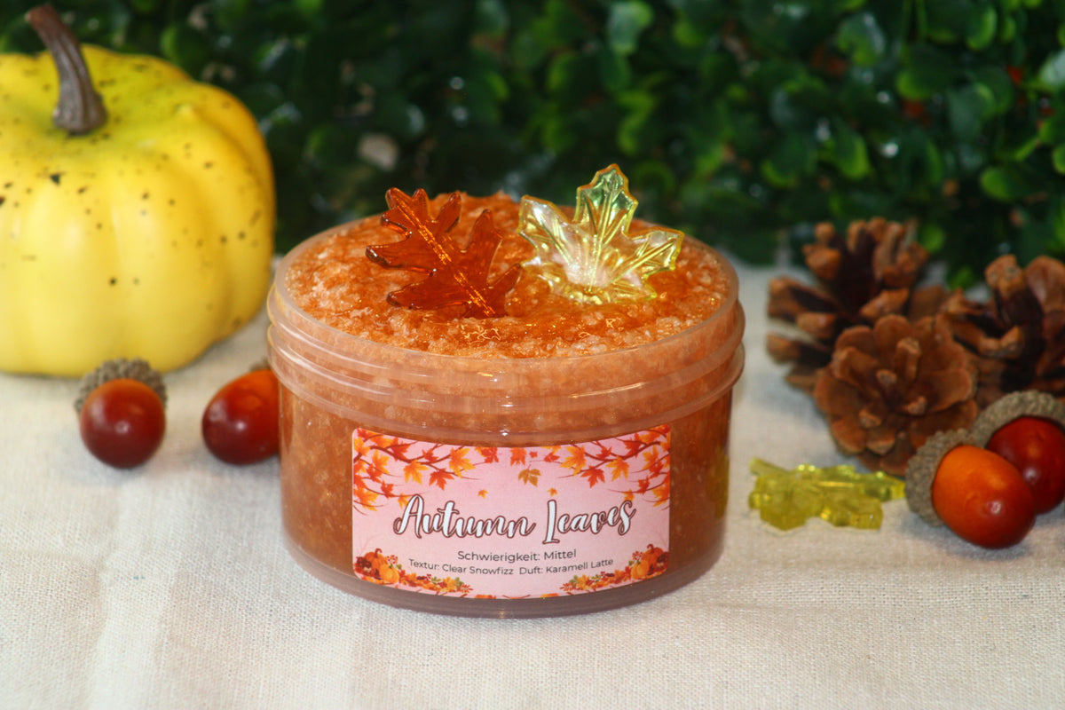 Limited Slime🍂 "Autumn Leaves" - Clear x Snowfizz
