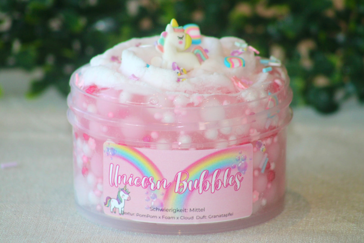 Limited Slime🦄 "Unicorn Bubbles" - PomPom x Foam x Cloud