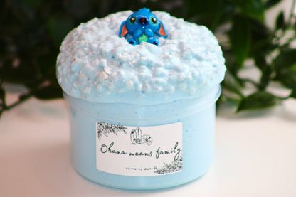 🌺Limited Slime "Ohana means family" - Butter Perlite Slime