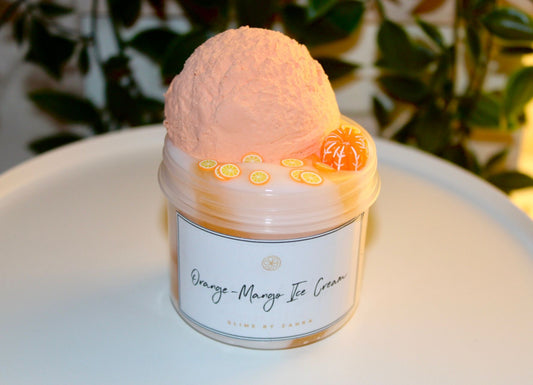 Slime „Orange-Mango Ice Cream“ - Slime by Zahra