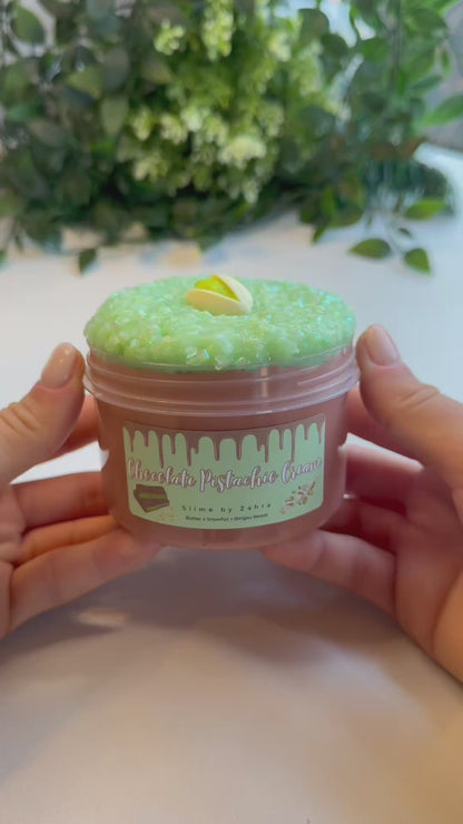 Limited Slime🍫 "Chocolate Pistachio Cream" - Butter x Snowfizz/Bingsu