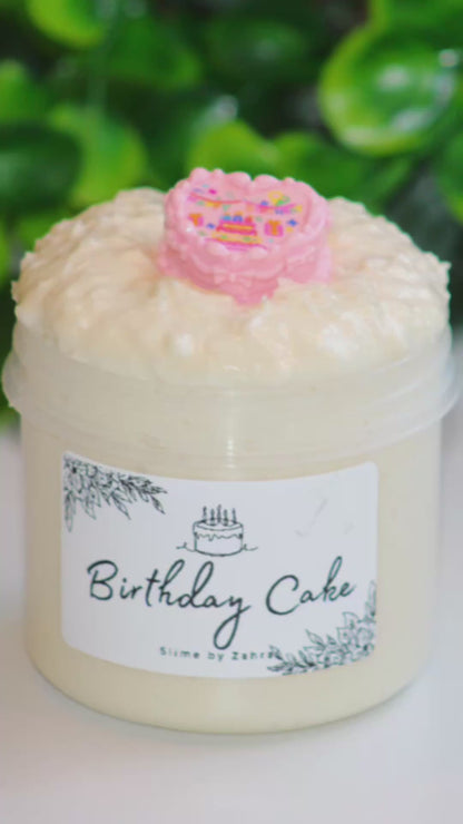 Slime "Birthday Cake" - Butter Snowfizz