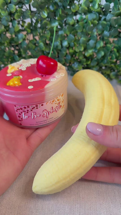 Limited Slime🍒🍌 "Ki-Ba Splash" - Milky