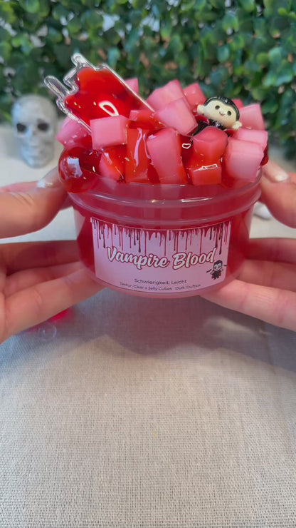 Limited Slime🩸 "Vampire Blood" - Clear x Jelly Cube