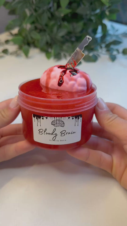 Limited Slime🩸 "Bloody Brain" - Clear/ DIY Clay