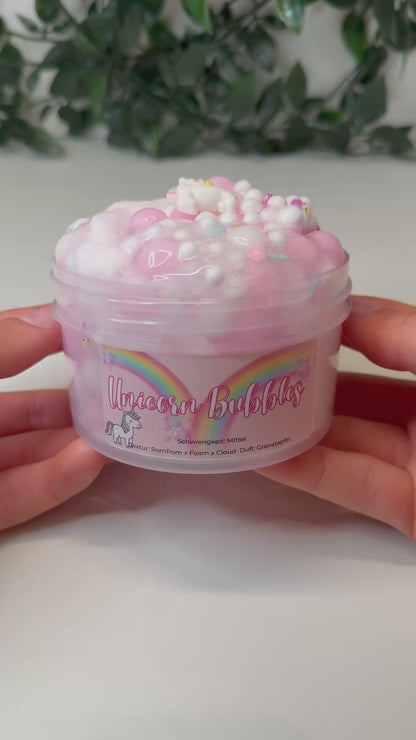 Limited Slime🦄 "Unicorn Bubbles" - PomPom x Foam x Cloud