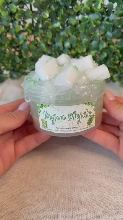 Limited Slime🍋‍🟩 "Virgin Mojito" - Ice Cube x Jelly Cube x Sand