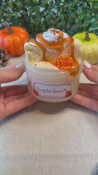 Limited Slime🥧 "Pumpkin Cream Pie" - WG Glossy x DIY Clay